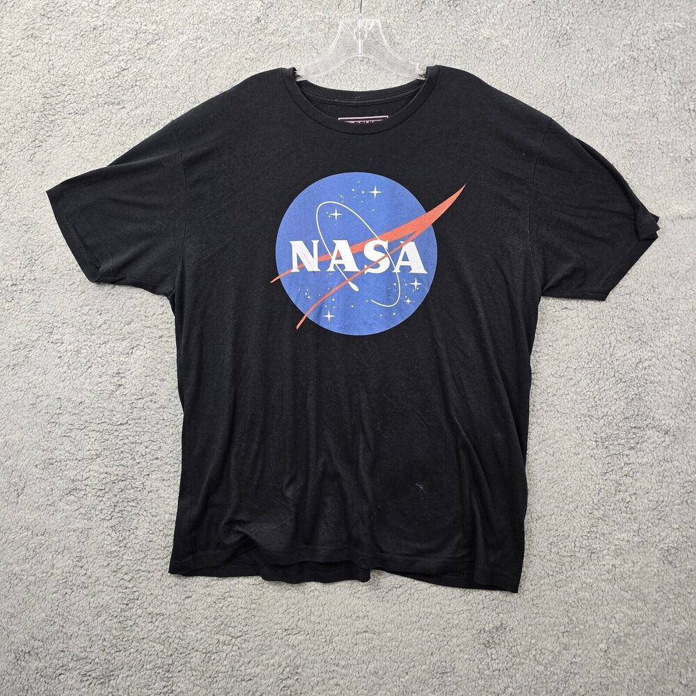 RSVLTS NASA Shirt Men's Black Short Sleeve T Tee Size 2XL